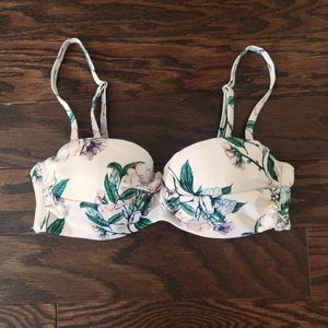 H&M floral bikini top